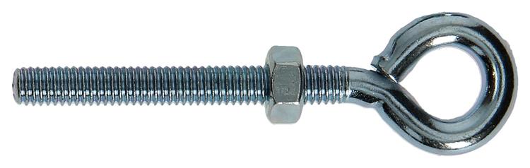 Mack 1008547 - 2 cáncamos + tuerca m6 x 50mm galvanizados | 10 piezas