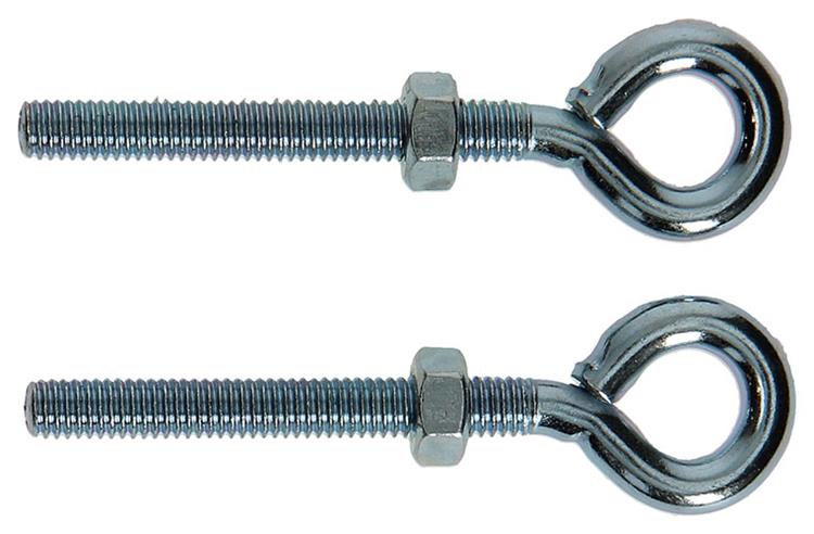 Mack 1008547 - 2 cáncamos + tuerca m6 x 50mm galvanizados | 10 piezas