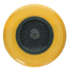 1039748 - rueda de carretilla antipinchazos ø 400 borde verde | 3 piezas