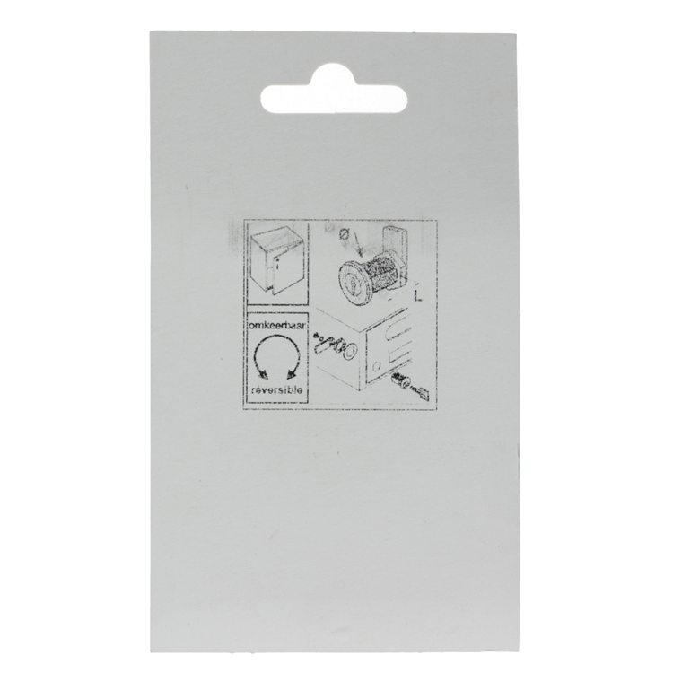 Mack 1013584 - Cerradura para armario 1 letra cromada 32mm | 5 piezas