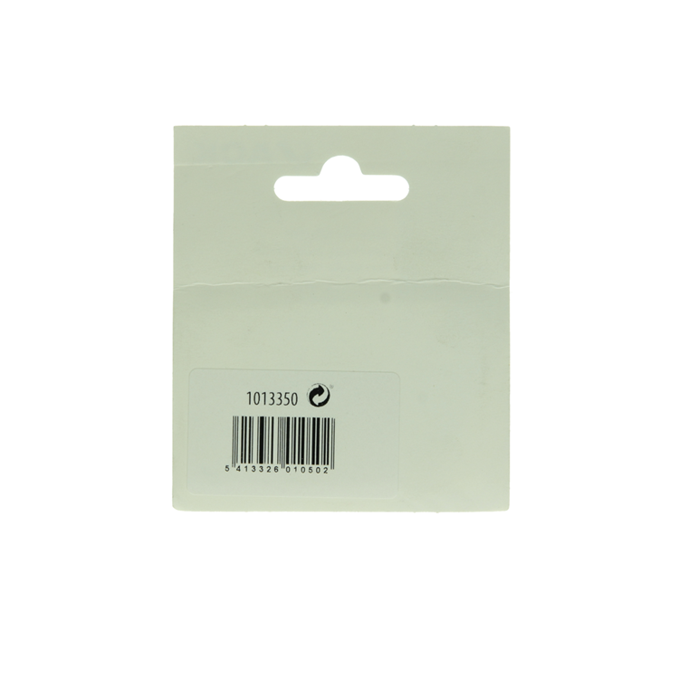 Mack 1013350 - 2 bisagras para muebles izquierda niquelada alto 40 x ancho 50 mm | 5 piezas