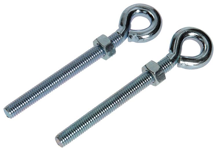 Mack 1008551 - 2 cáncamos + tuerca m8 x 80mm galvanizados | 10 piezas