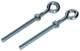 Mack 1008552 - 2 cáncamos + tuerca m8 x 100mm galvanizados | 10 piezas