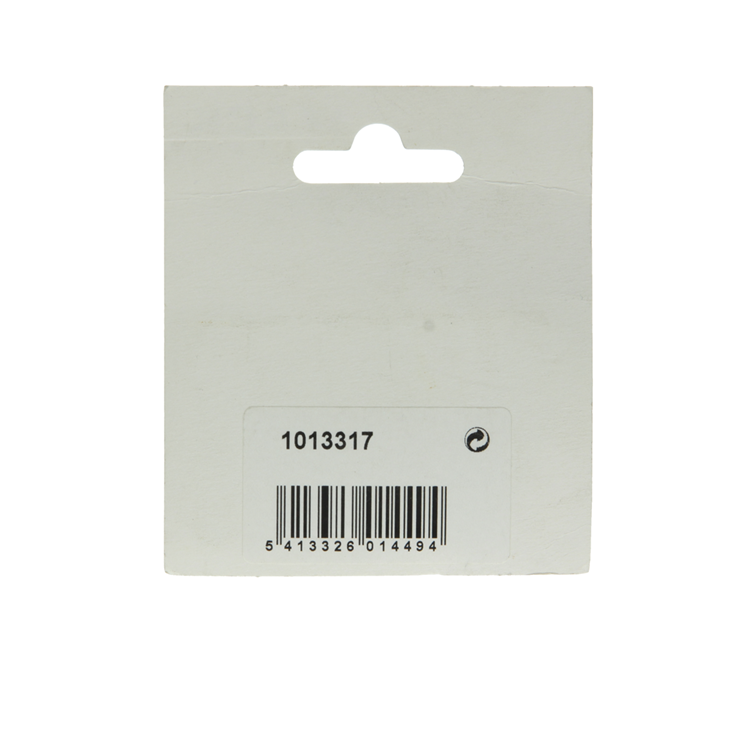 Mack 1013317 - 12 soportes para estantes ø 7mm casquillos ø 7,5 mm niquelados | 5 piezas