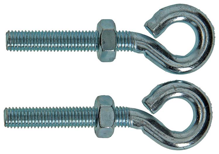 Mack 1008553 - 2 cáncamos + tuerca m10 x 60mm galvanizados | 10 piezas