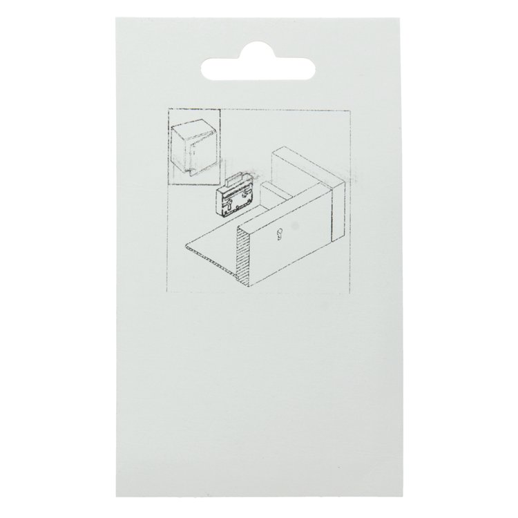 Mack 1015912 - 1 cerradura para mueble de superficie niquelada 15mm | 5 piezas