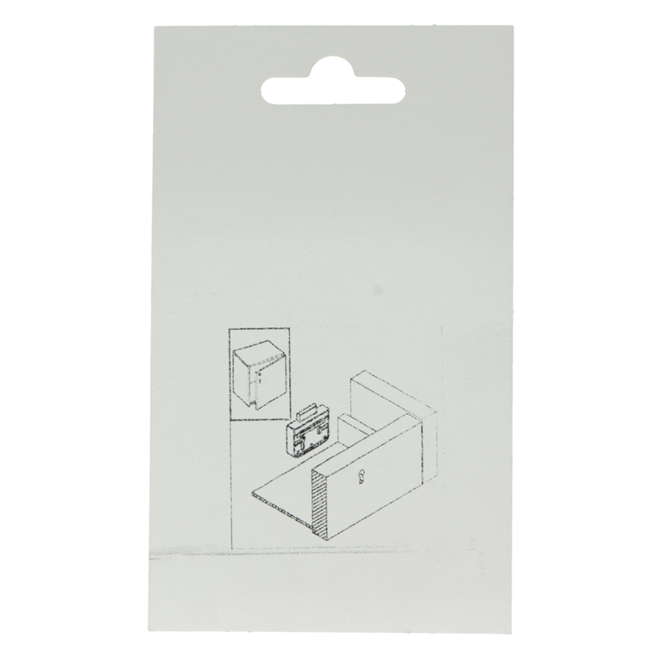 Mack 1015913 - 1 cerradura para mueble de superficie niquelada 20mm | 5 piezas