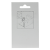 Mack 1015914 - 1 cerradura para mueble de superficie niquelada 25mm | 5 piezas