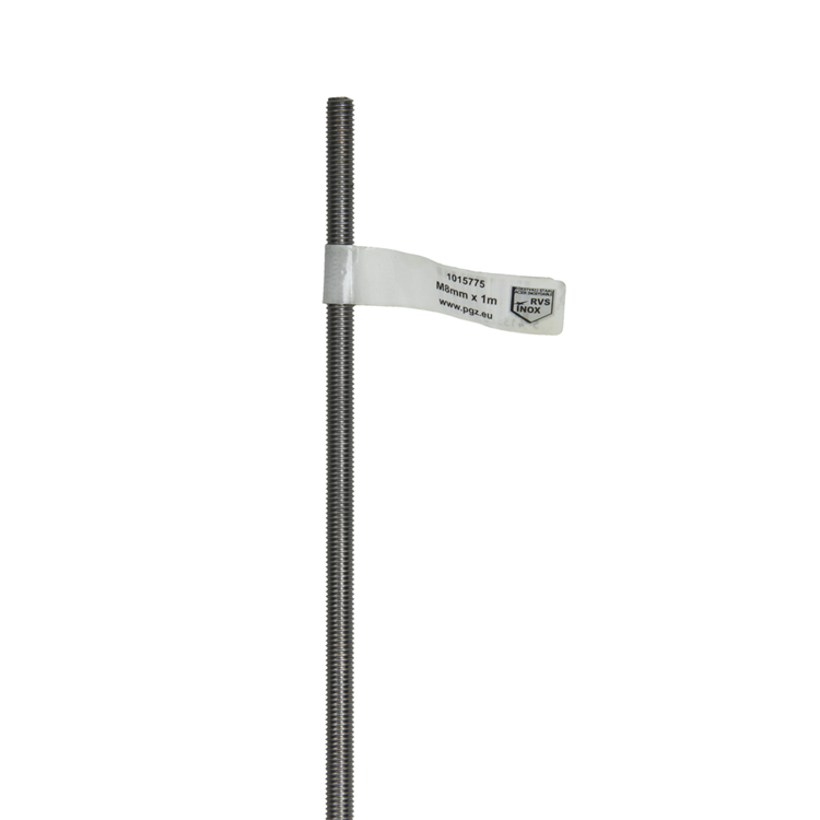 Mack 1015775 - varillas roscadas acero inoxidable a2 din 976 m8x1m | 10 piezas