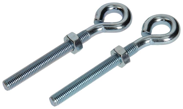 Mack 1008557 - 2 cáncamos + tuerca m10 x 100mm galvanizados | 10 piezas