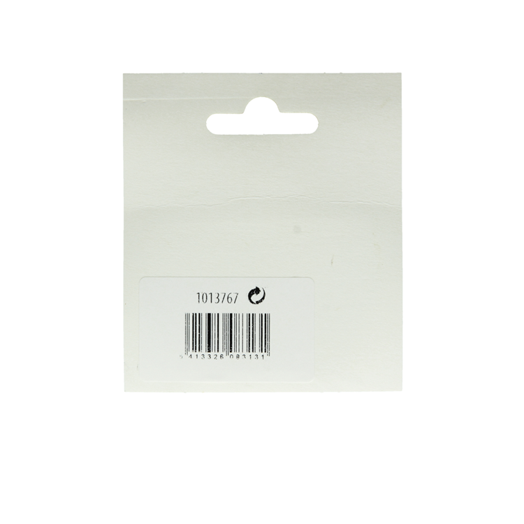 Mack 1013767 - 4 bisagras estrechas galvanizadas h 20 x w 16 mm | 5 piezas