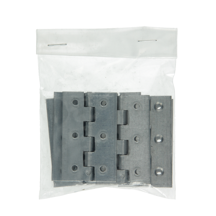 Mack 1013739 - 10 bisagras estrechas galvanizadas 60 x w 35 mm | 5 piezas