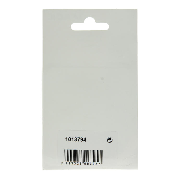Mack 1013794 - 4 cuadrados plisados ​​pintados de blanco 40x40mm | 10 piezas