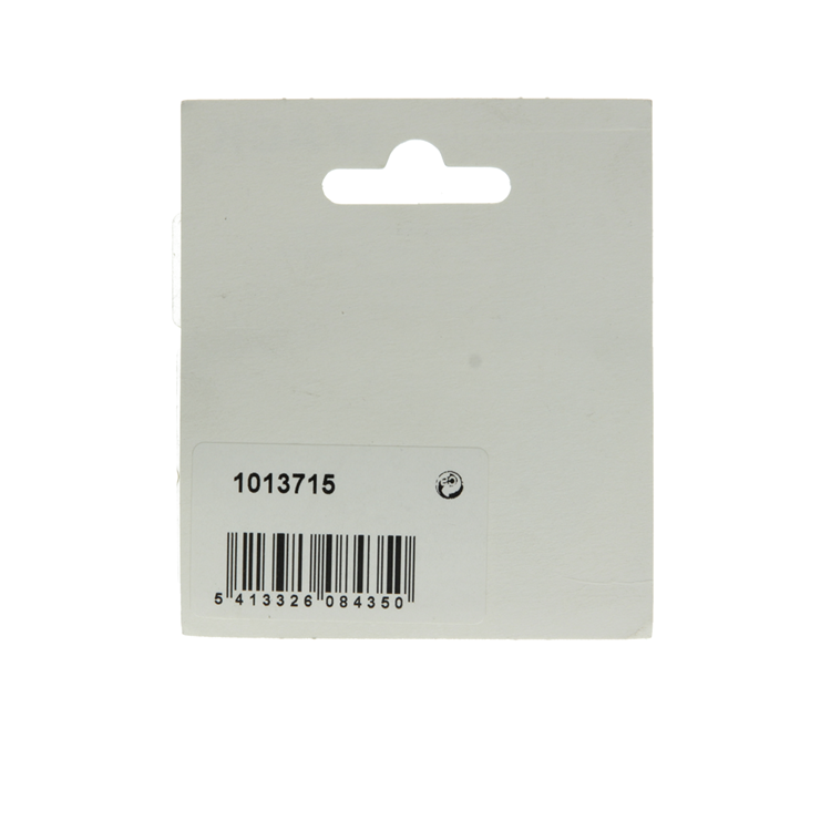 Mack 1013715 - 1 pestillo deslizante latón cromado a 40 - b 13 mm | 5 piezas