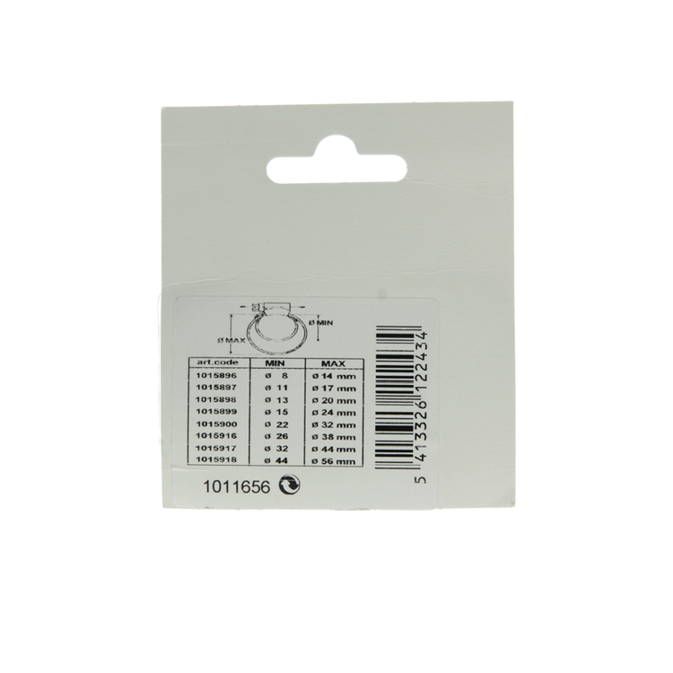 Mack 1011656 - abrazadera de manguera chapada 10-12mm 2uds | 12 piezas