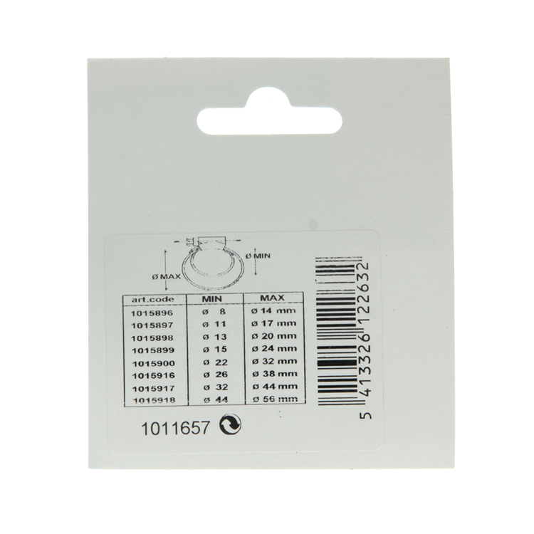 Mack 1011657 - 2 mini anillos tensores galvanizados 11x13mm | 10 piezas