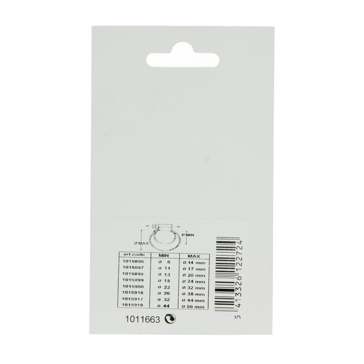 Mack 1011663 - abrazadera de manguera de acero inoxidable 23-35mm 2 piezas | 10 piezas