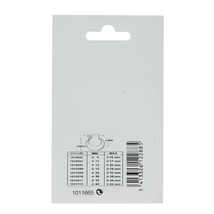 Mack 1011665 - abrazadera de manguera de acero inoxidable 32-50mm 2uds | 12 piezas
