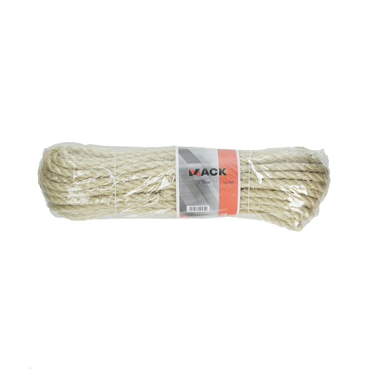 Mack 1014927 - sisal twisted strand 10mm approx. 20m | 5 pieces