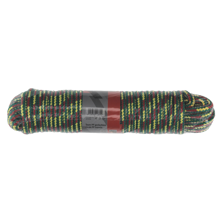 Mack 1014943 - cuerda deportiva pp hilo trenzado 10mm 20m | 5 piezas
