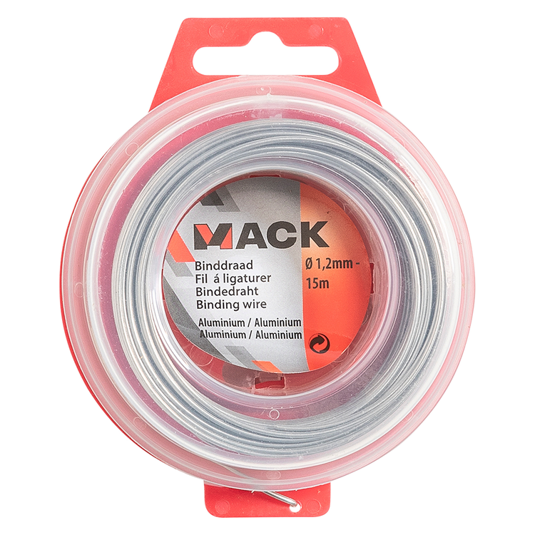 Mack 1015187 - Alambre para atar aluminio hobby ø1,2mm - 15m | 6 piezas