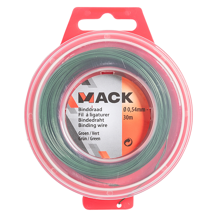 Mack 1015190 - alambre para atar verde hobby ø0,54mm - 30m | 6 piezas