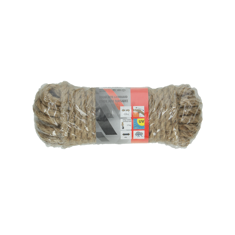 Mack 1013967 - jute rope twisted strand 8mm 10m | 5 pieces