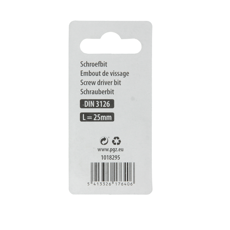 Mack 1018295 - punta de tornillo pz1 l25mm 3uds | 5 piezas