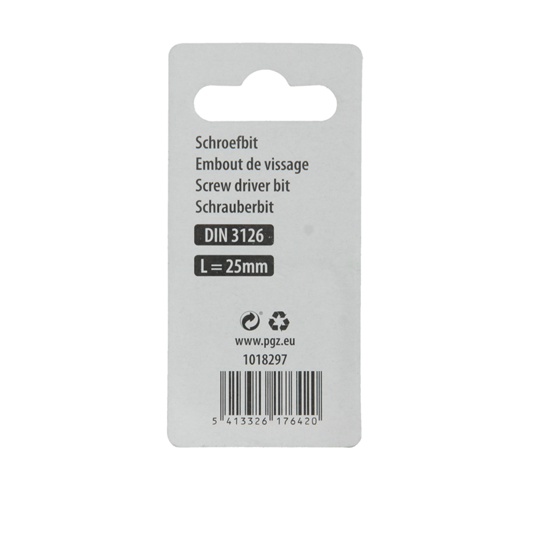 Mack 1018297 - punta de tornillo pz3 l25mm 3uds | 5 piezas