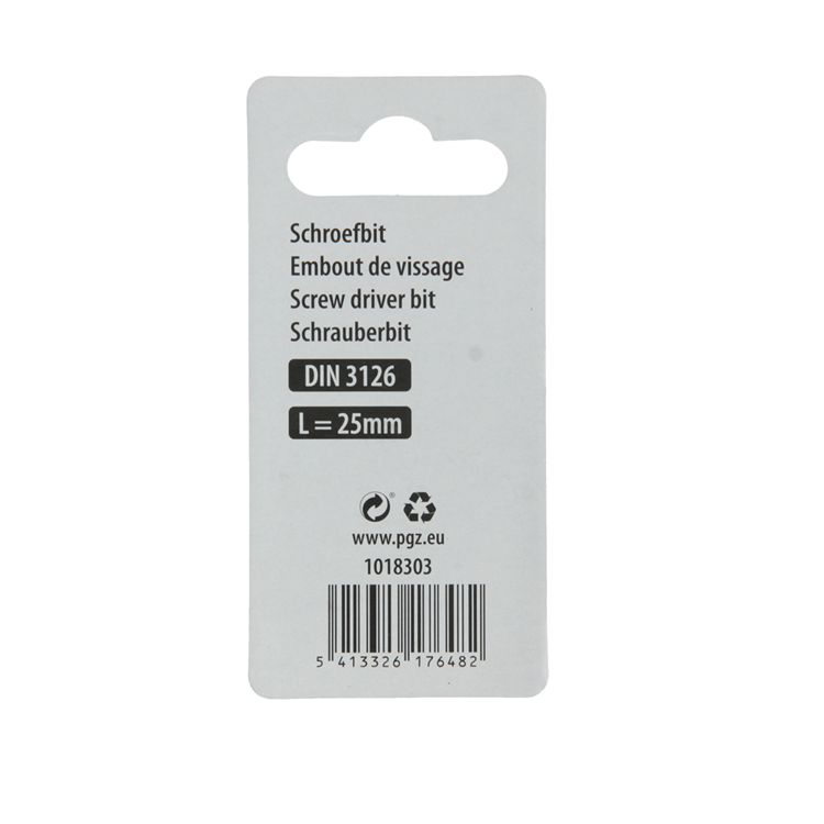 Mack 1018303 - punta de tornillo t20 l25mm 3uds | 5 piezas