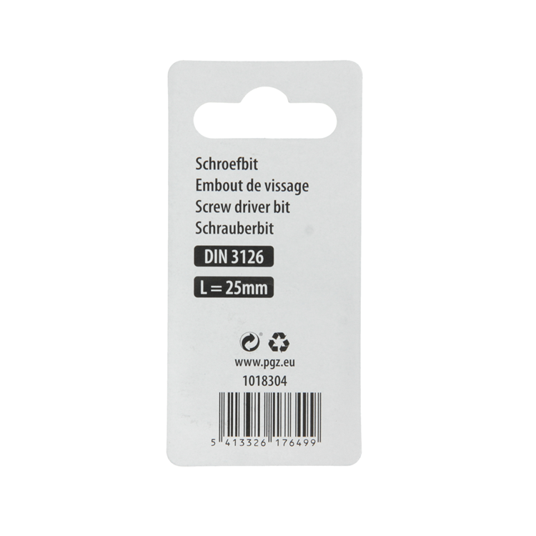 Mack 1018304 - punta de tornillo t25 l25mm 3uds | 5 piezas