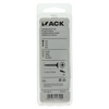 Mack 1017218 - tornillo para aglomerado con cabeza chapado en amarillo 40 piezas 3,0 x 25 mm | 10 piezas