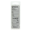 Mack 1017236 - tornillo para aglomerado con cabeza chapado en amarillo 16 piezas 4,0 x 45 mm | 10 piezas