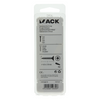 Mack 1017237 - tornillo para aglomerado con cabeza chapado en amarillo 15 piezas 4,0 x 50 mm | 10 piezas