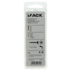 Mack 1017245 - tornillo para aglomerado con cabeza chapada en amarillo 15 piezas 4,5 x 40 mm | 10 piezas