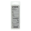 Mack 1017252 - tornillo para aglomerado con cabeza chapada en amarillo 18 piezas 5,0 x 25 mm | 10 piezas