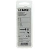 Mack 1017257 - tornillo para aglomerado con cabeza chapado en amarillo 10 piezas 5,0 x 50 mm | 10 piezas