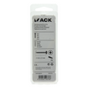 Mack 1017273 - tornillo para aglomerado cabeza cilíndrica chapado en amarillo 25 piezas 4,0 x 25 mm | 10 piezas