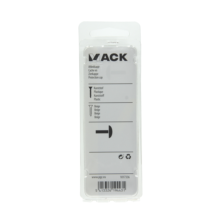 Mack 1017336 - cover cap plastic beige 40 pcs | 10 pieces