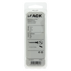 Mack 1019645 - tornillo para madera cabeza avellanada latón 12uds 2,5 x 12 mm | 10 piezas