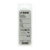 Mack 1017368 - tornillo para madera cabeza plana acero galvanizado 25 piezas 3,0 x 16 mm | 10 piezas