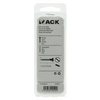 Mack 1019667 - tornillo para madera cabeza plana latón 4 piezas 4,5 x 45 mm | 10 piezas