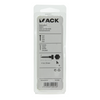 Mack 1017405 - perno roscado para madera acero galvanizado 9 piezas 6 x 50 mm | 10 piezas