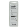 Mack 1017493 - tornillo metálico galvanizado. cabeza + tuerca chapada 16uds m4 x 25 mm | 10 piezas