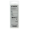Mack 1017496 - tornillo metálico galvanizado. cabeza + tuerca plateada 9 piezas m4 x 50 mm | 10 piezas
