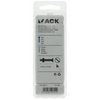Mack 1017498 - tornillo metálico galvanizado. cabeza + tuerca chapada 4 piezas m4 x 70 mm | 10 piezas