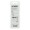 Mack 1017499 - tornillo metálico galvanizado. cabeza + tuerca chapada 16uds m5 x 16 mm | 10 piezas
