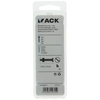 Mack 1017512 - tornillo metálico galvanizado. cabeza + tuerca plateada 6 piezas m6 x 50 mm | 10 piezas