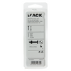 Mack 1017525 - cilindro de tornillo metálico. cabeza + tuerca chapada 14 piezas m5 x 25 mm | 10 piezas