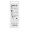 Mack 1017562 - perno para madera + tuerca acero galvanizado 12 piezas m5 x 25 mm | 5 piezas